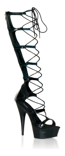 Zapatilla Gladiador Agujeta Tacon Stiletto Delight-698 Table