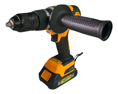 Taladro Percutor Inalámbrico 21v Sin Escobillas Naranja Claro 50 Hz