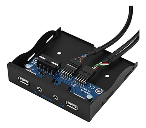 Panel Frontal Usb2.0 Con Micrófono Interno