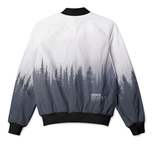 Imagen 2 de 2 de Campera Bomber Pinos Mod 1