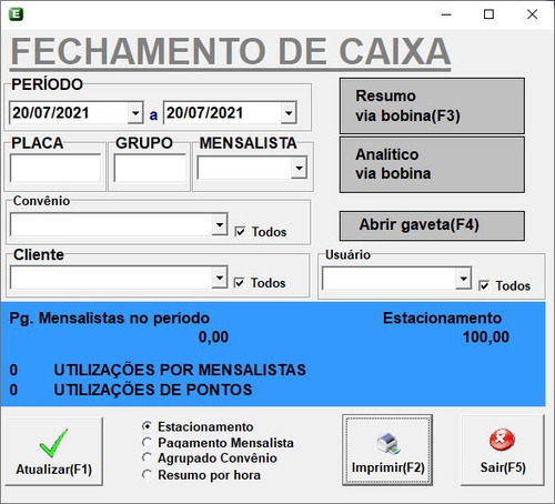 Código Fonte Do Sistema De Estacionamento E Valets