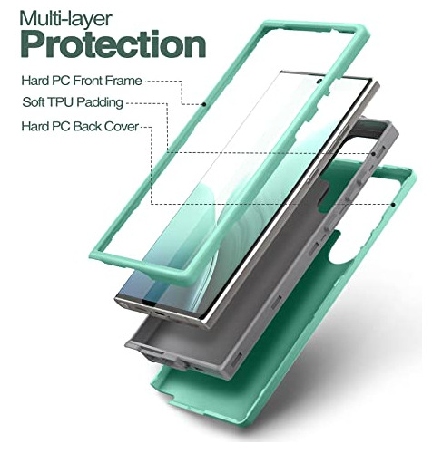 Funda Para Samsung Galaxy S23 Ultra 5g Verde Menta 6.8 Pulga