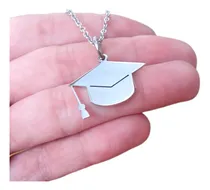 Comprar Collar Graduación Gorro Birrete Egresado Acero Joyas Mónaco