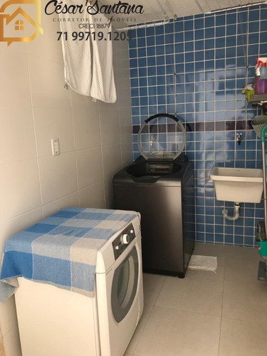 Imagem 24 de 30 de Casa 4 Suítes Em Condomínio Fechado, Buraquinho - Lauro De Freitas - Ca01136 - 70448689