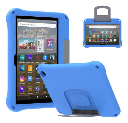 Ubearkk - Funda Para Tablet Fire Hd 8 Para Niños, Tablet A.