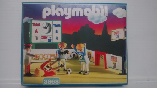 Playmobil Futbol Soccer Vintage 1996 Set 3868 Completo Caja