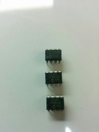 Pic12f509 X3 Microcontrolador Programable 8 Pines Microchip