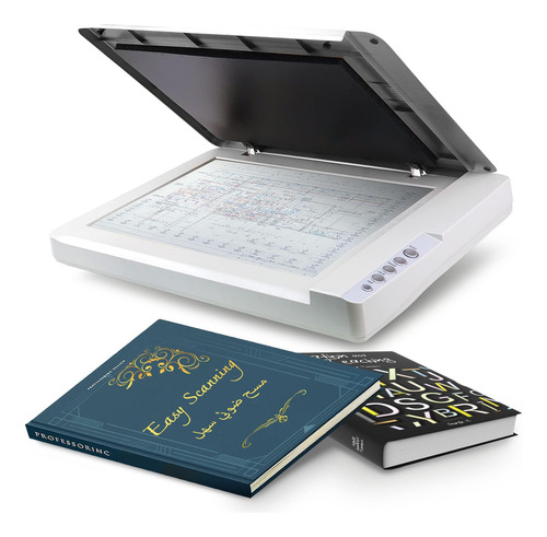 Escáner Plano De Gran Formato Plustek Os 1180: Escaneo En Ta