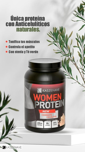 Kaszenave Suplemento En Polvo Women Protein Celulitis 908gr
