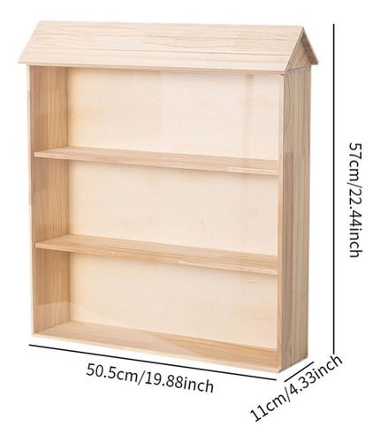 Vitrina Para Coleccionables, Escaparate En Forma De Casa,