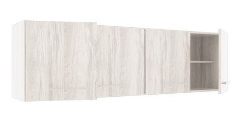 Imagen 3 de 3 de Alacena Y Bajo Mesada Orlandi 160cm Abedul