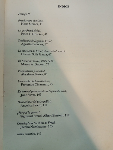Imagen 2 de 2 de Freud - Textos De Drucker, Steiner, Vives, Einstein Y Otros