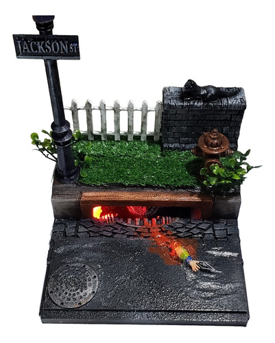 Maqueta Para Figura De It Pennywise Escala Neca