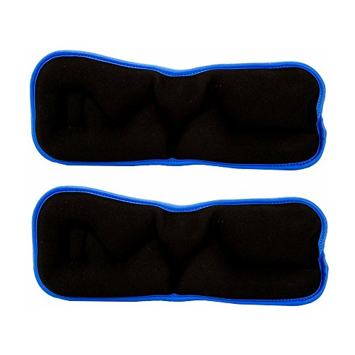 , 2-pc Wrist Weights, 2lbs, Blue