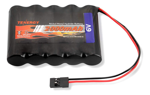 Tengery Recepter Nimh Batería Rx Con Conectores Hitec 6v 200