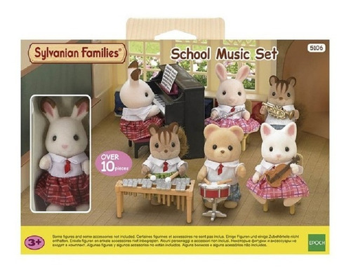 Sylvanian Families - Conjunto De Musica Escolar - 5106sy