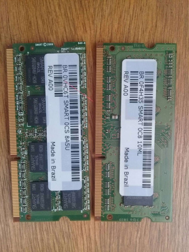 Imagem 3 de 3 de Memória Ram Notebook 2+1gb Original Smart