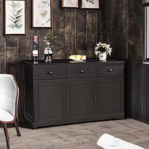 Giantex Aparador Buffet Para Servidor De Almacenamiento Mesa