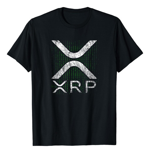 Xrp Hodlers - Criptomoneda - Código Binario - Camiseta Xrp