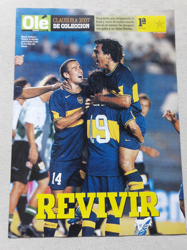 Revista Ole Especial Clausura 2007 Fecha 1 - Poster Cardozo