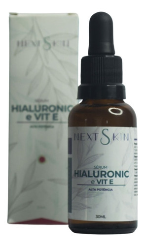 Serum Facial Acido Hialuronico Com Vitamina E Next Skin Tipo de pele Todas