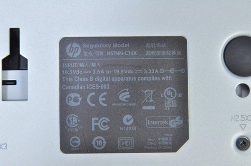 Hp Docking Station Elitebook 2540 2540p Hstnn-c14x (Usado)