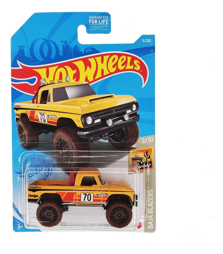 Auto Hot Wheels '70 Dodge Power Wagon Baja Blazers 2/10