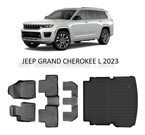 Alfombra Weathertech Bandeja Jeep Grand Cherokee L  2022-23