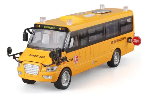 comprar Luces Sonido Niños Autobús Autobús Escolar De Juguete 1:32
