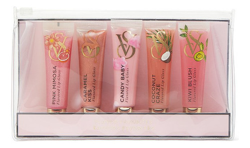 Set Estuche Victorias Secret Flavor Favorites Gloss Labiales Flavor Set