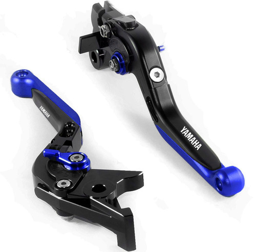 Manete Esportivo Preto Azul Mt-03 Yzf R3 Xj6 Laser Yamaha