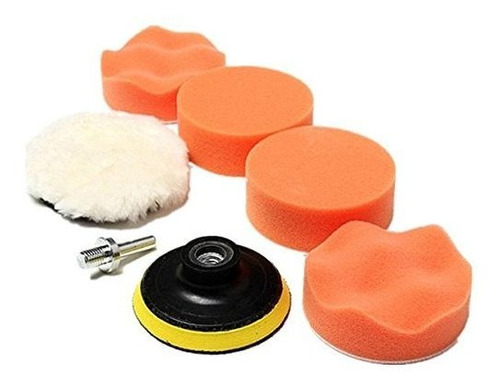 Vorcool Buffing Sponge Pads Kit Polishing Waxing Auto Car Wi