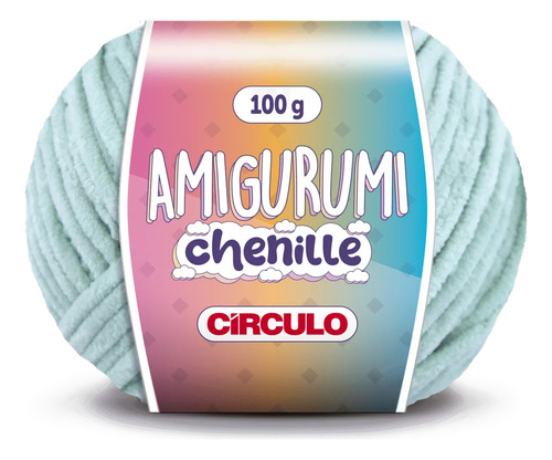 Amigurumi Chenille Círculo - 100 Gramas - 110 Metros Cor 2204 - Verde-candy