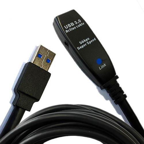 Extensão Usb 3.0 Amplificada De 15 Metros Win Cabos