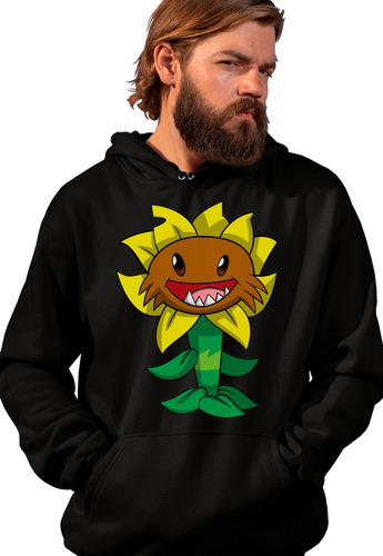 Cleen Sudadera Adulto Plantas Zombies Girasol Primitiva