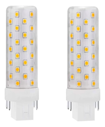 Gx24q - Bombillas Led Con Base De 4 Pines, Blanco Cálido 300