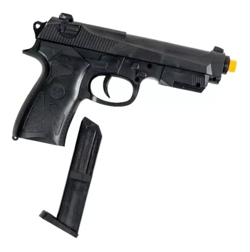 Pistola Airsoft Beretta 92 Spring - Plástico - Toy - Calibre 6,0mm