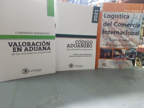 Combo Codigo Aduanero + Valoracion En Aduana + Logistica