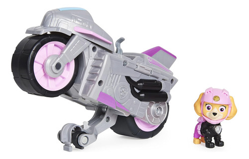 Motocicleta Moto Pups Paw Patrol Con Figura De Skye