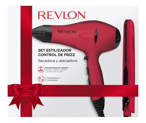 Kit Revlon Secador + Planchita Profesional Essentials Pelo