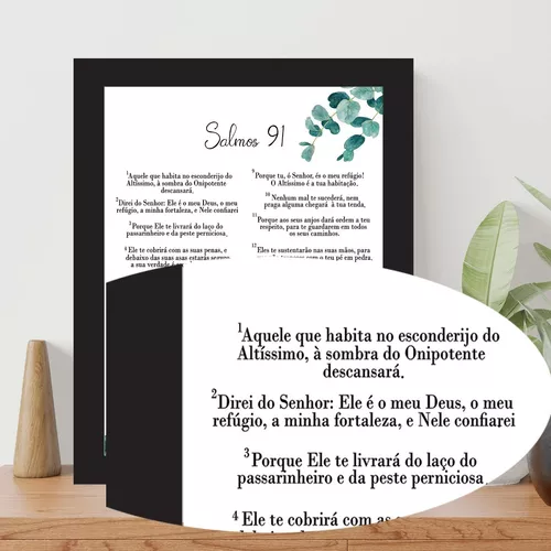 Quadro decorativo Salmo 25