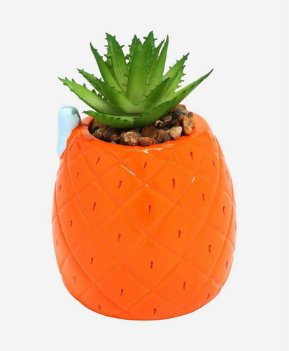 Bob Esponja Casa De Piña Adorno Mini Planta Artificial