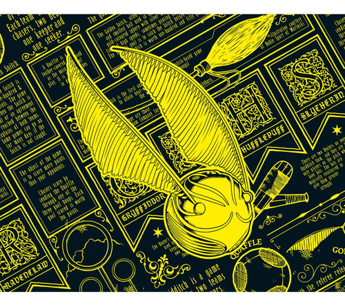 Paladona Harry Potter Quidditch Snitch Dorado 1000 Piezas Ro