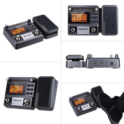 Pedal de efeito Mooer GE100 preto