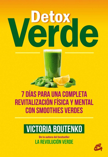 Libro Detox Verde - Victoria Boutenko - Original