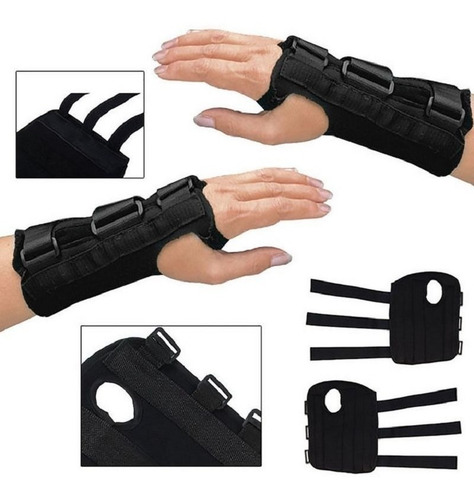 Muñequera Con Triple Ferula De Metal  Tendinitis Esguinces.