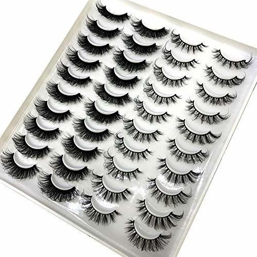 Pestañas Postizas - Hbzgtlad 20 Pairs Fluffy False Lashes Na