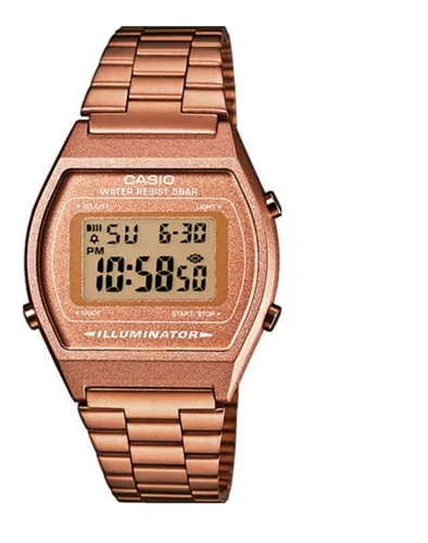 Reloj Casio Mujer B640wc Rose Gold Vintage Impacto Online