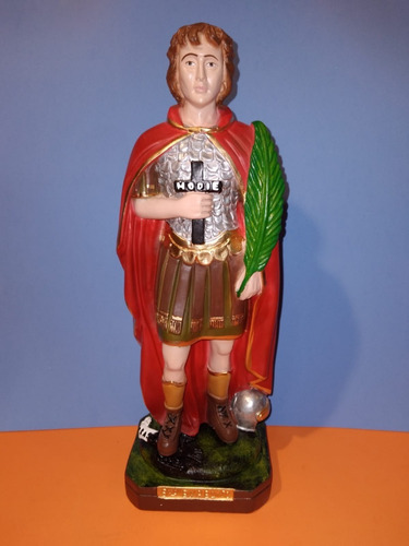 Estatuilla De San Expedito De 32 Cms Yeso-cerámico Ogum