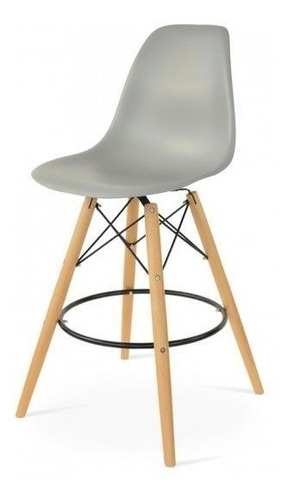 Taburete Eames Gris - Silla Butaca Alta - Varios Colores